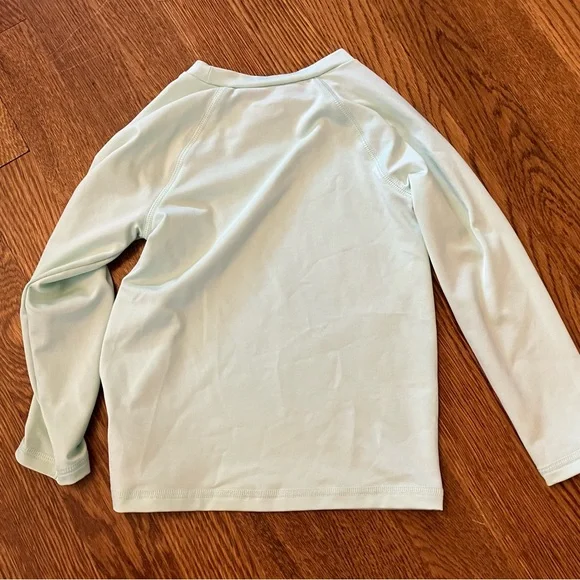 Size 4 Bathing Suit Bundle Disney Green Rashguard Swimwear Elsa Anna Swim Shirt - Picture 9 of 13